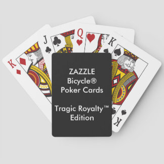 Custom Bicycle® Poker Playing Cards Tragic Royalty