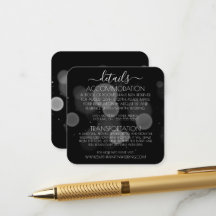 Custom Big Bold Bokeh Black Details