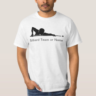 Custom Billiards Pool League Team Gear T-Shirt