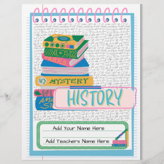 Custom Binder Cover | Editable Design Flyer