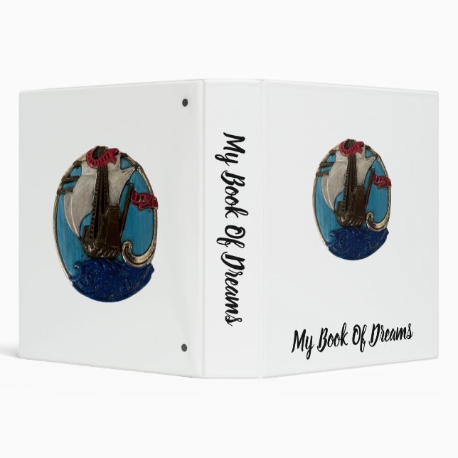 Custom Binder Of Dreams, Tall Ship Image (Background)