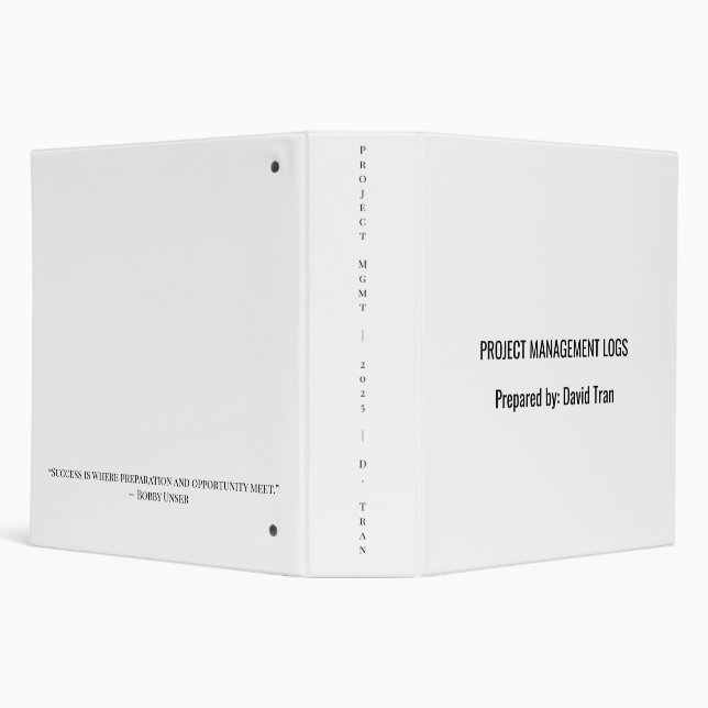 Custom Binder That Says “I’ve Got It Together” (Background)