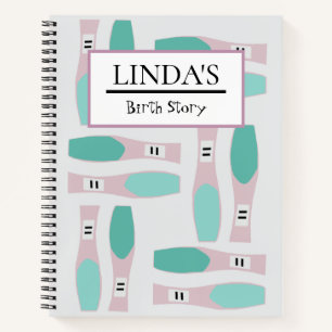 Custom Birth Story Pregnancy Notebook