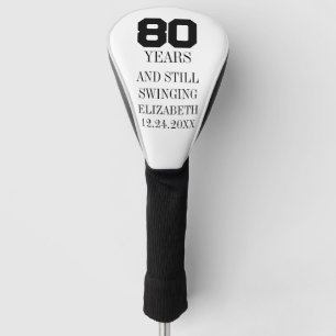 Custom Birthday 40th 50th 60th 70th 80th 90th Gift Golf Head Cover