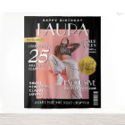 Custom Birthday Backdrop, Fashion Magazine Cover