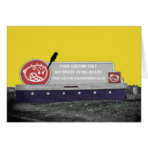 CUSTOM BIRTHDAY BILLBOARD W/ SITTING BIRD