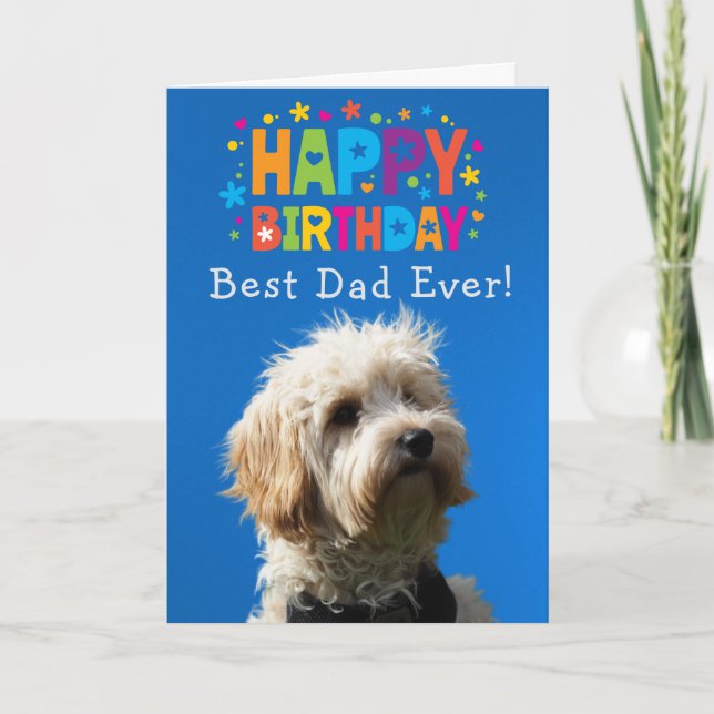 Custom Birthday Card Best Dad Ever (Front)