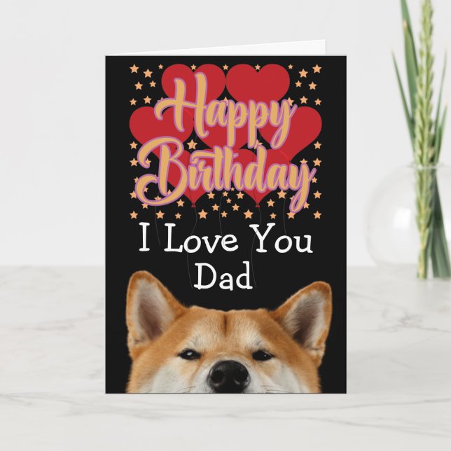 Custom birthday card for your Dad (Front)
