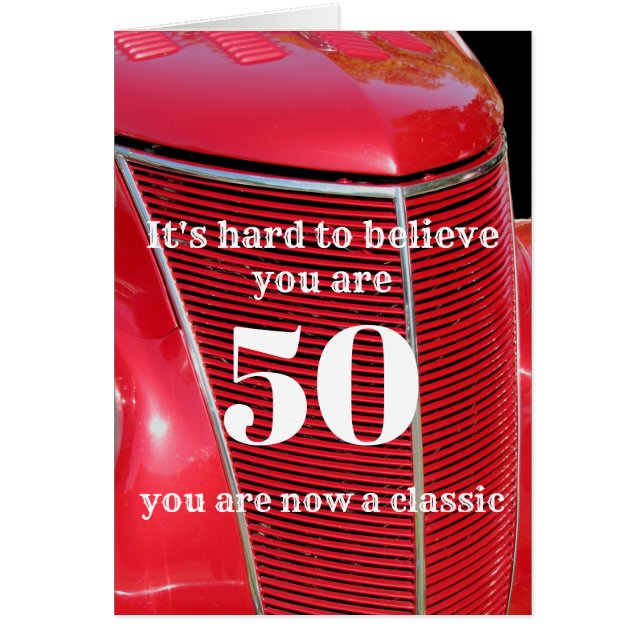 custom Birthday card humour personalize any age (Front)