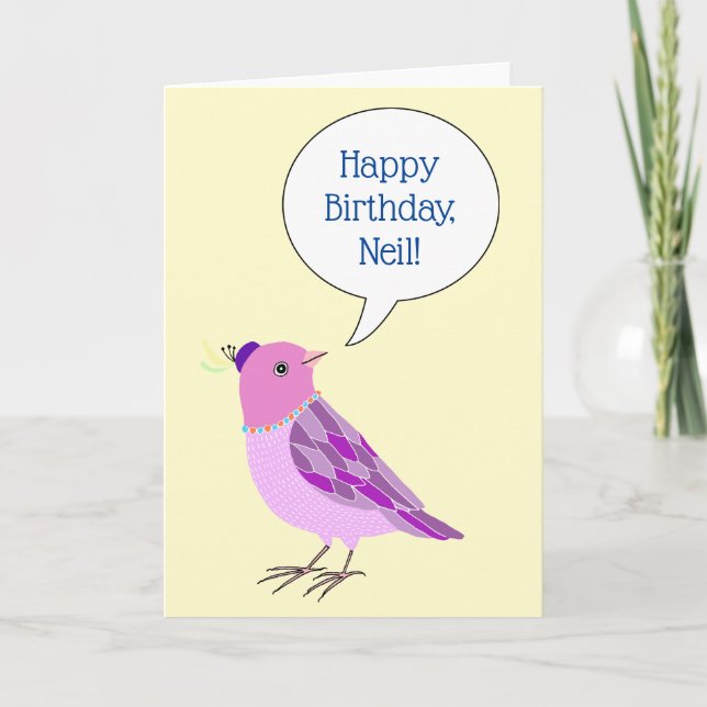 Custom Birthday Card Personalized Funny Birthday (Front)
