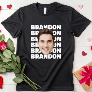 Custom Birthday Face Personalized Party Photo T-Shirt