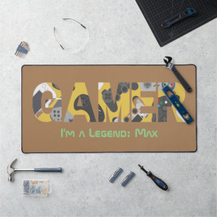 Custom Birthday Father's Day Gifts for Gamers Desk Mat