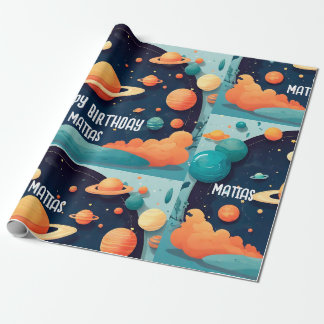 Custom birthday gift paper