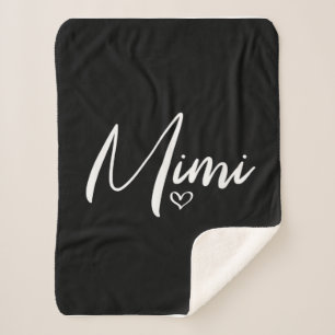 Custom Birthday Gifts for Mimi Personalized Mimi Sherpa Blanket