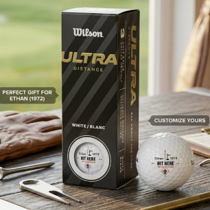 Custom Birthday Golf Balls for Him – Personalized