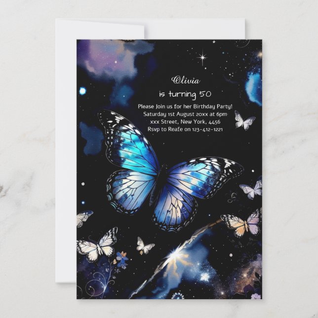 Custom Birthday Invitation (Front)