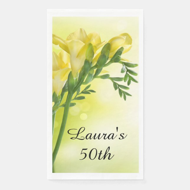 Custom Birthday Paper Napkins (Front)