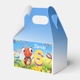 Custom Birthday Party box boy 6 yrs Lil’ Ladybug