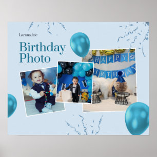 Custom Birthday Photo Collage Print