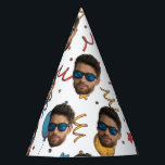 Custom Birthday, Photo, Face, Pattern, Party Decor Hat<br><div class="desc">Custom Birthday Party Hat,  with Your Photo and Pattern</div>