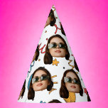 Custom Birthday, Photo, Face, Pattern, Party Decor Party Hat<br><div class="desc">Custom Birthday Party Hat,  with Your Photo and Pattern</div>