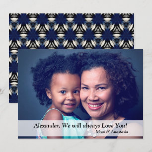 Custom Birthday Photo Personalize Card
