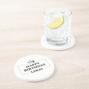 Custom Birthday Template Personalize Gift Design Coaster