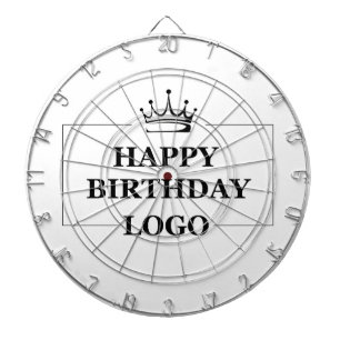 Custom Birthday Template Personalize Gift Design Dartboard
