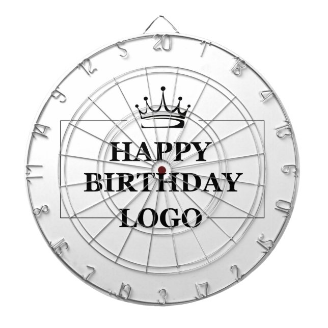 Custom Birthday Template Personalize Gift Design Dartboard (Front)