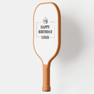 Custom Birthday Template Personalize Gift Design Pickleball Paddle