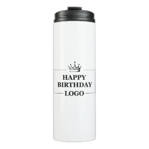 Custom Birthday Template Personalize Gift Design Thermal Tumbler