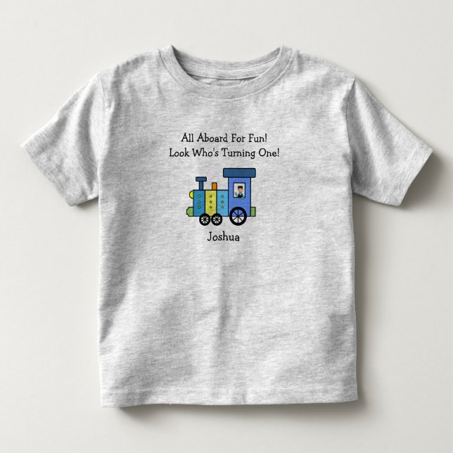 Custom Birthday Train Shirt (Front)