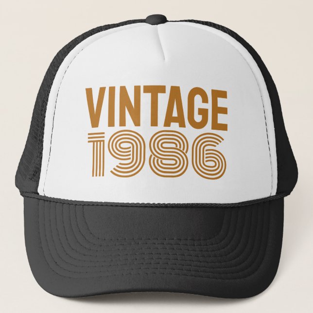 CUSTOM BIRTHDAY TRUCKER HAT (Front)