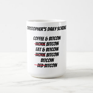 Custom Bitcoin Coffee Mug