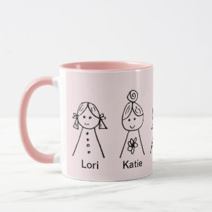 Custom Black 11 oz Ringer Sisters 778 Mug ZAZZ_IT