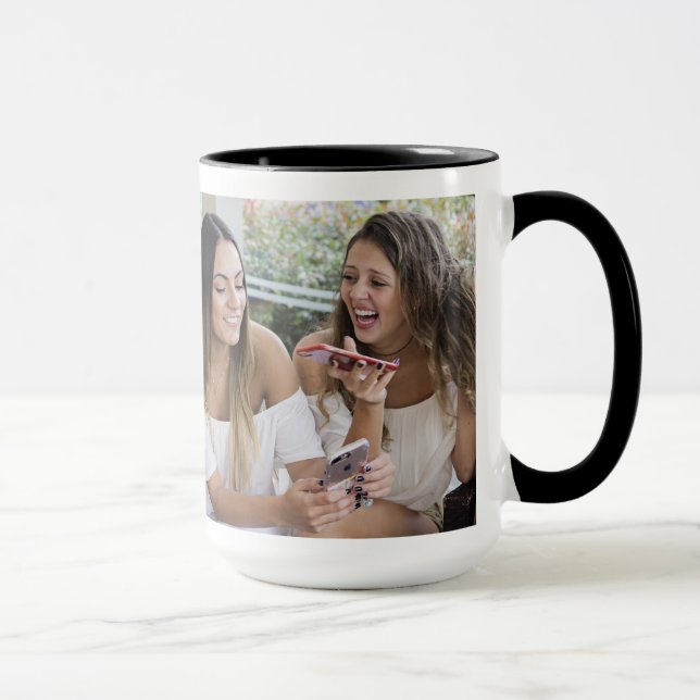 Custom Black 15 oz Ringer Mug 361 Photo By ZAZZ_IT (Right)