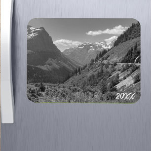 Custom Black and White Photo Refrigerator  Magnet