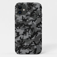 Custom Black Camo iPhone 5 Case-Mate Barely There