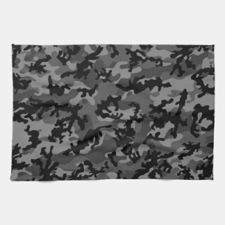 Custom Black Camo Kitchen Towels