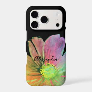Custom Black Floral Colourful Wildflower Botanical