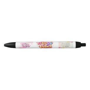 Custom Black Ink Pen – Personalized