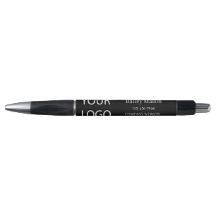 Custom Black Logo Name Ink Pen