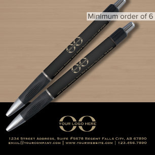 Custom Black Pen Company Logo