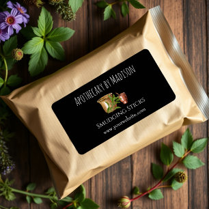 Custom Black Sage Smudge Labels