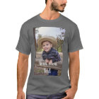 Custom. Black Shirt. Add Your own Photo and Text!