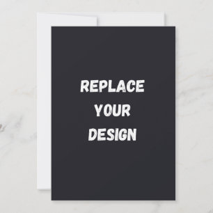 Custom black simple Design Add Photo or Text