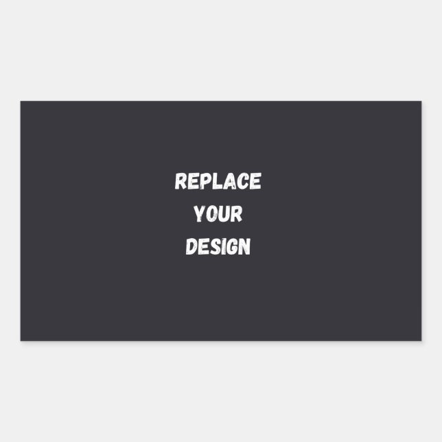Custom black simple Design Add Photo or Text Sticker (Front)