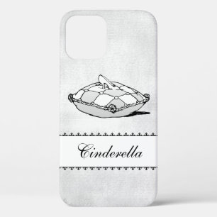 Custom Black White Cinderella Slipper iPhone Case