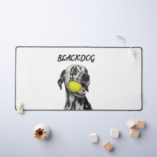 Custom Black & White Dog Throw pillow 