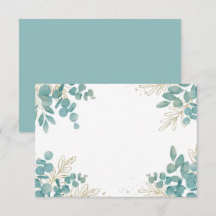 Custom Blank Eucalyptus Leaves Invitation